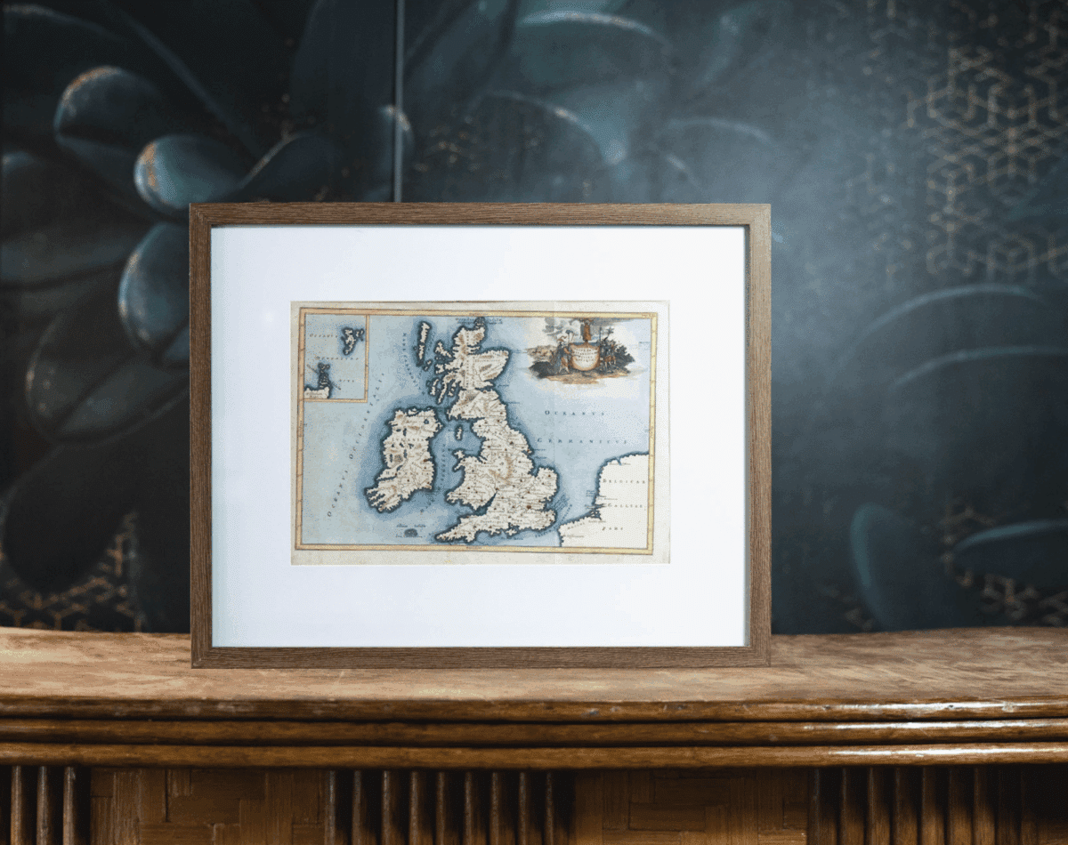Carte antique du Royaume