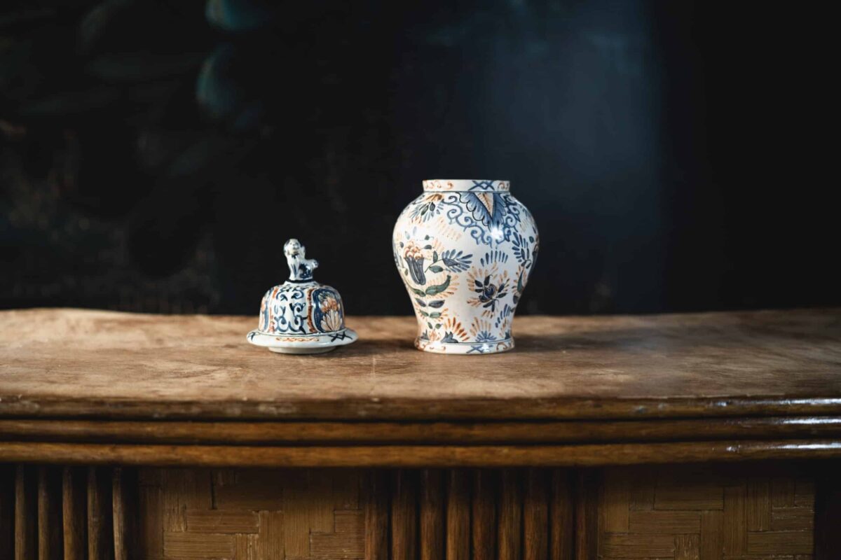 Vase couvert Vieux Rouen – XIXe siècle – Image 2
