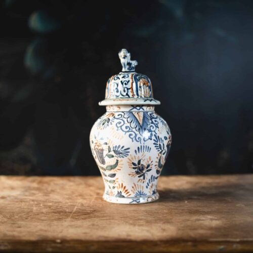 Vase couvert Vieux Rouen – XIXe siècle