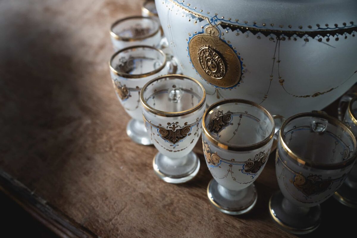 Service à Punch en Cristal – Époque Biedermeier (1824-1835) – Image 2