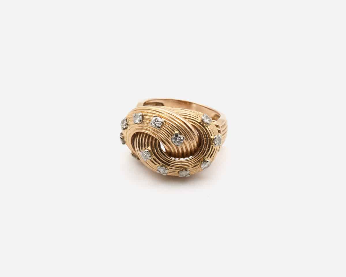Bague Ruban, Haute Joaillerie en Or 18 Carats
