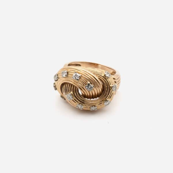 Bague Ruban, Haute Joaillerie en Or 18 Carats