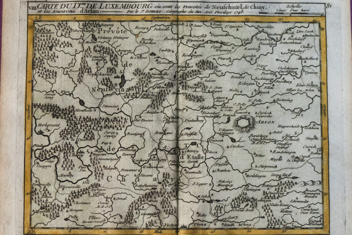 Carte Géographique XVIIIe - Duché de Luxembourg – Image 3