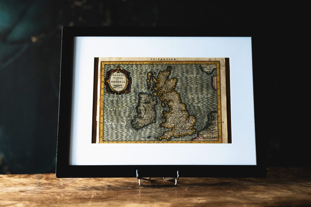 Carte Géographique XVIIIe – Îles Britanniques
