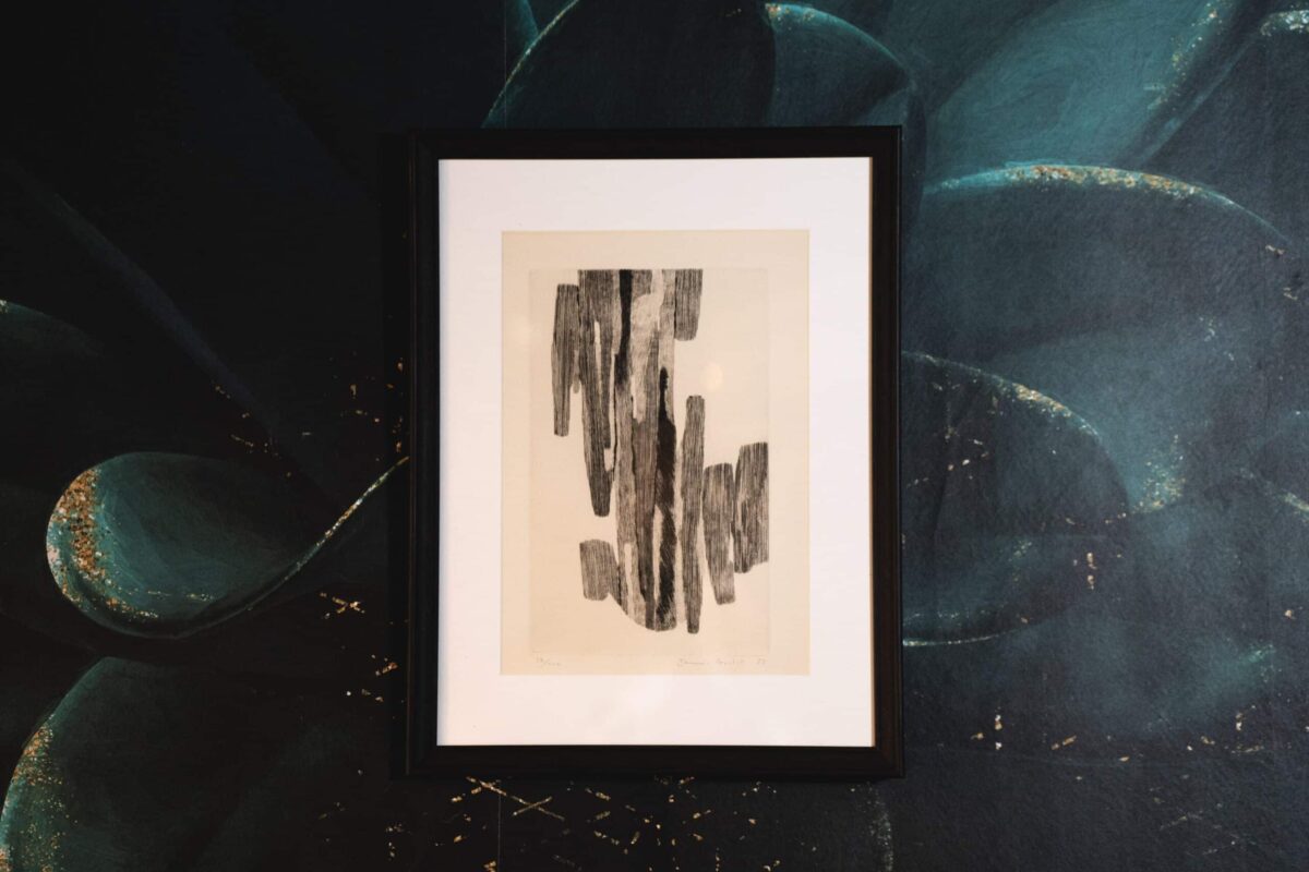 Composition abstraite - James Guitet (1925-2010)