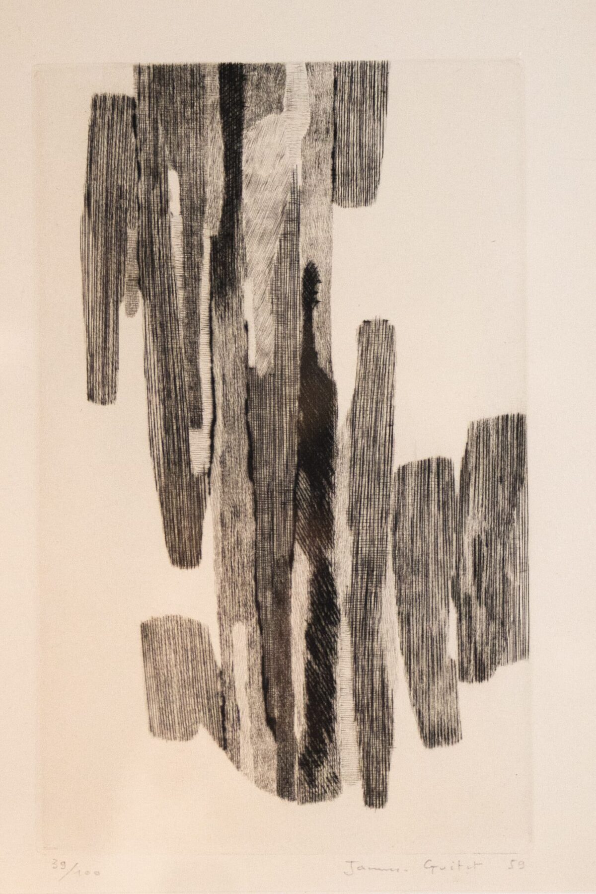 Composition abstraite - James Guitet (1925-2010) – Image 2