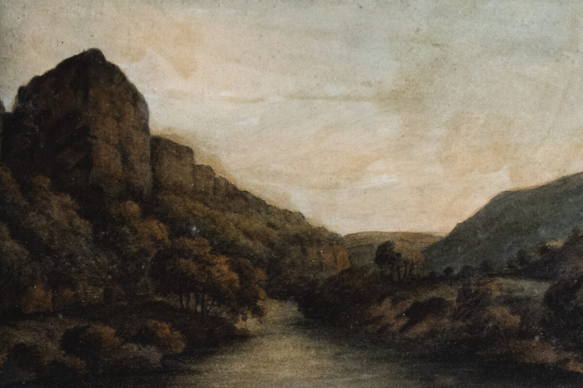 A View of Matlock, Derbyshire - Francis Nicholson (1753-1844)  – Image 2