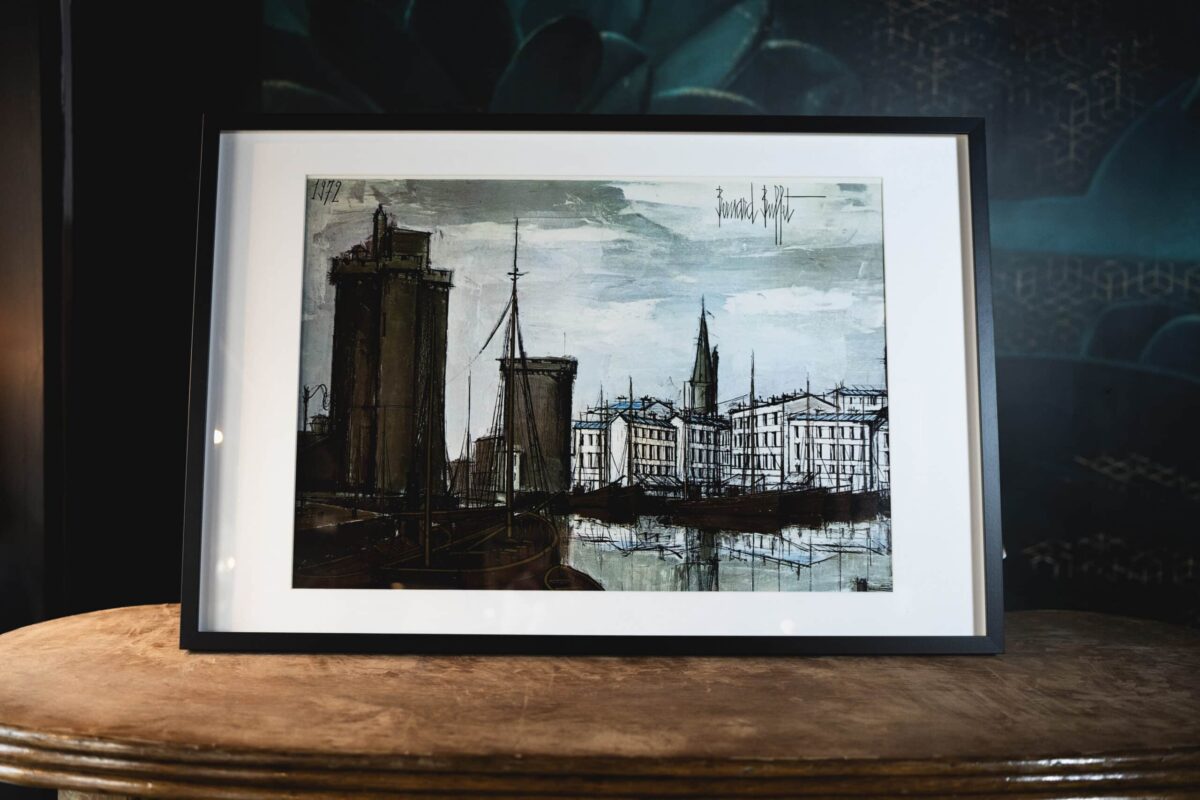 Bernard Buffet (1929-1999) – Le Port de La Rochelle, les Trois Tours