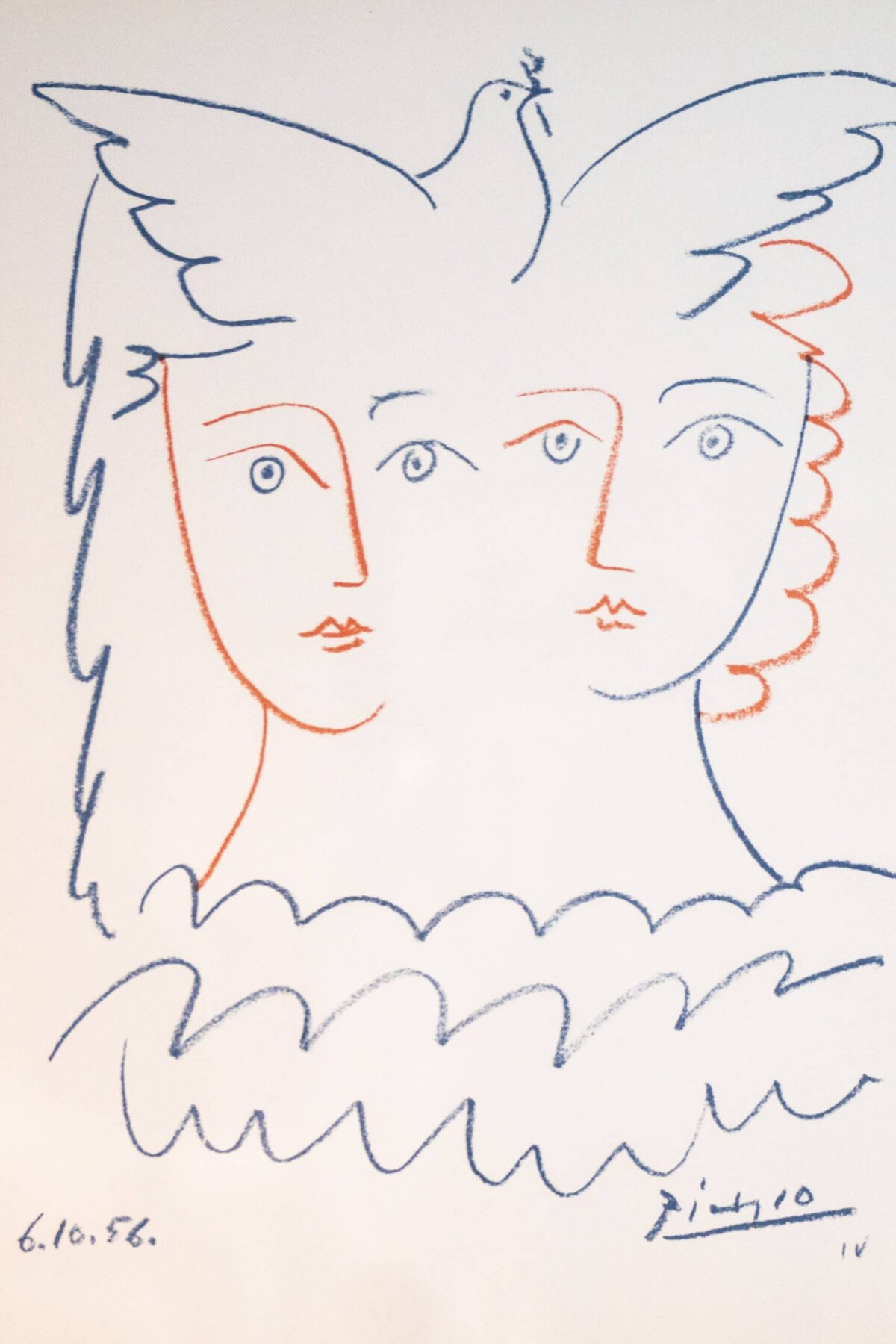 Pablo Picasso (1881-1973) – Deux femmes à la colombe – Image 2