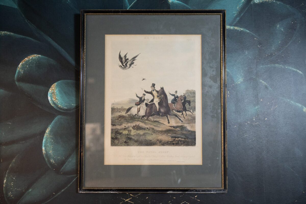 Trois gravures anglaises du XIXe Siècle – Scènes de chasse – Image 5