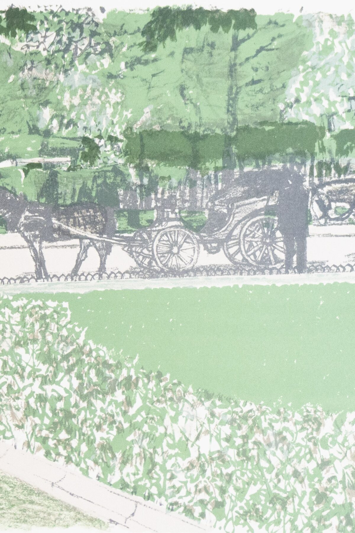 La Calèche dans le parc - Une scène parisienne intemporelle – Image 2