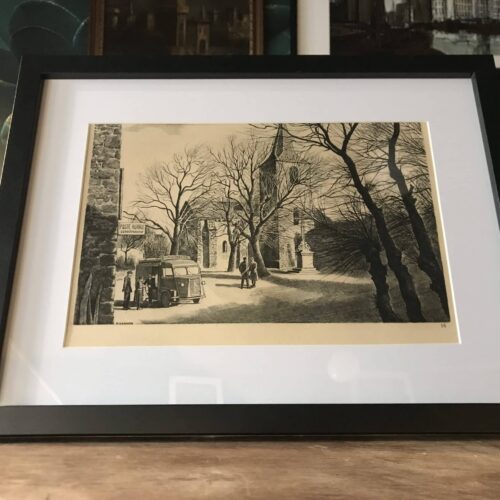 Scène de Poste Rurale des Années 1930