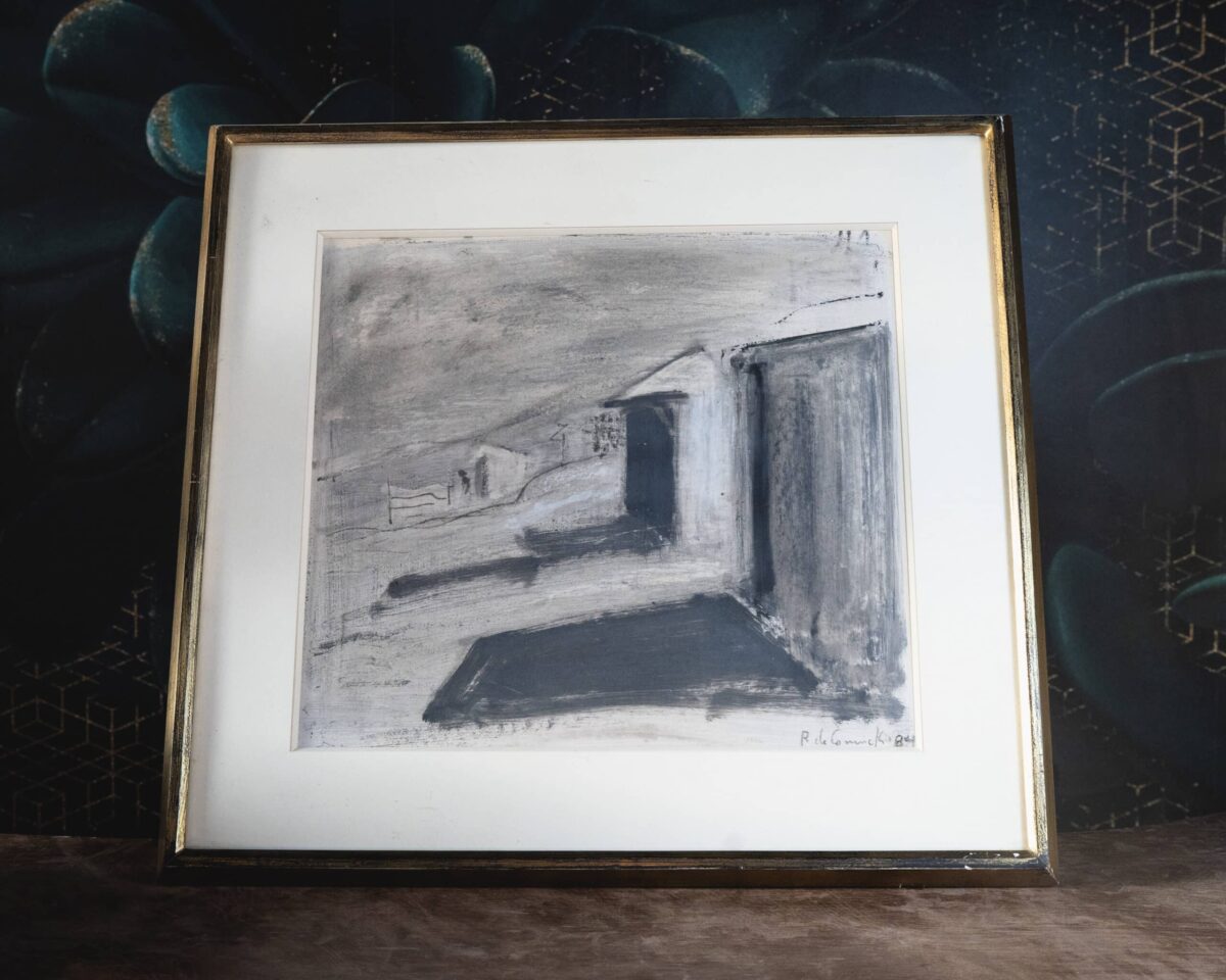 Roger de Coninck (1921-2003) – Cabines à Ostende, 1984