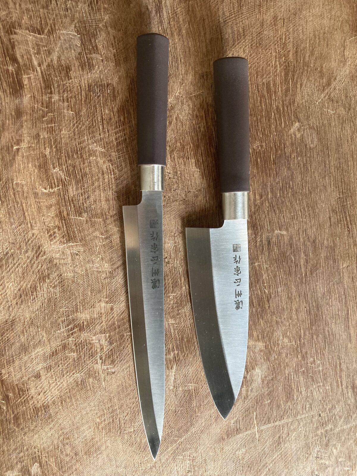 Set de 2 Couteaux Japonais Déba & Yanagiba
