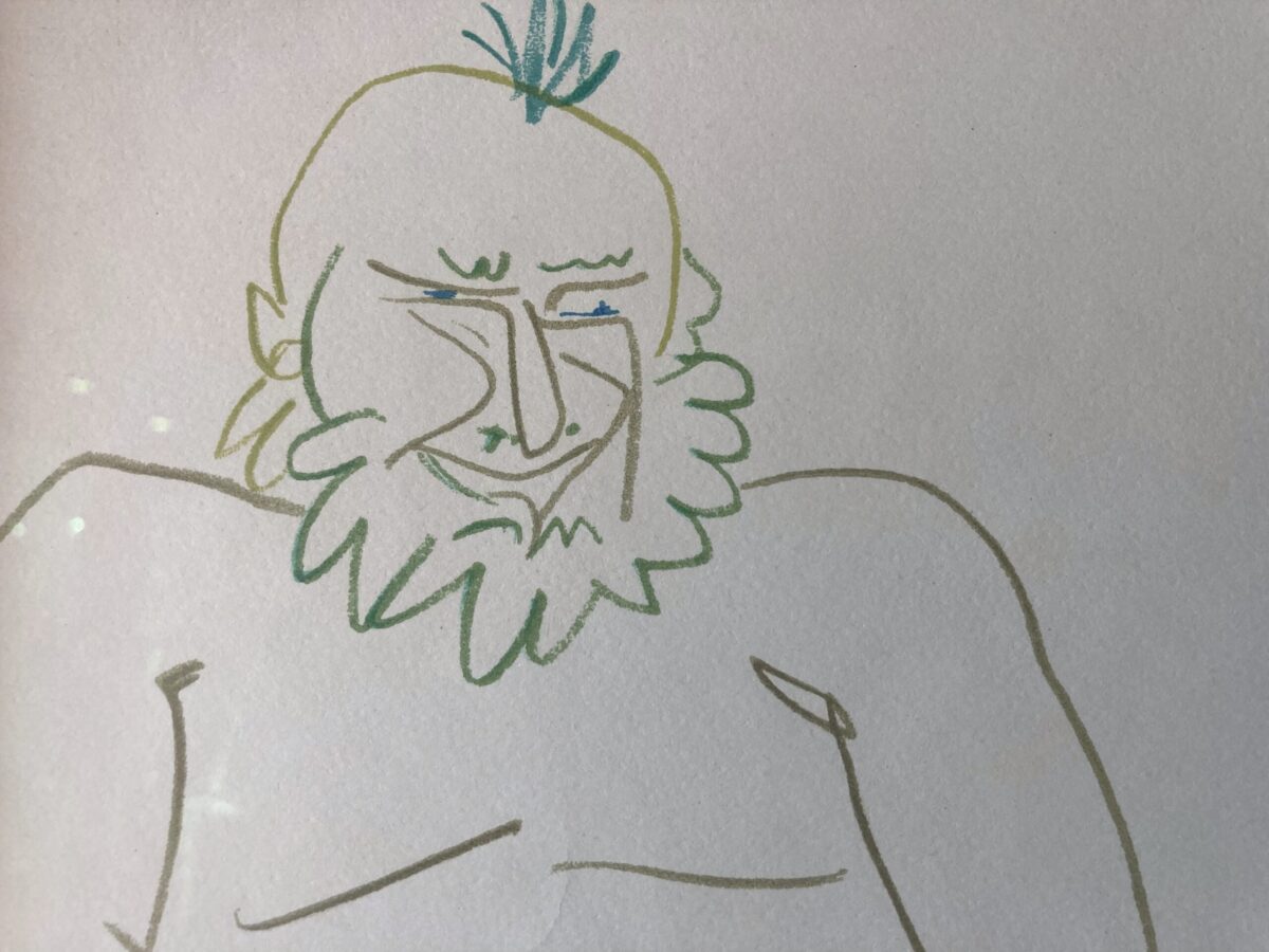 Lithographie de Pablo Picasso – La Comédie Humaine, 27.1.54 XIV – Image 6
