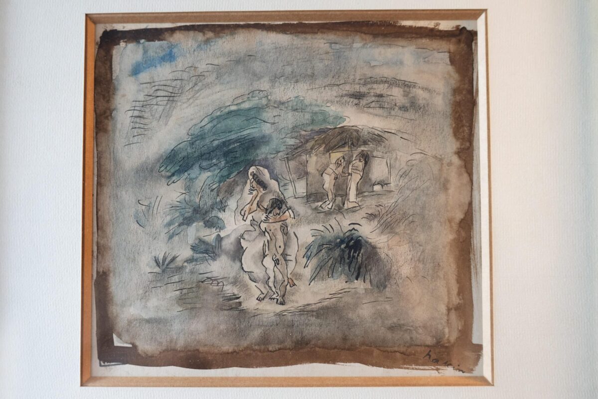 Jules Pascin (1885–1930) – Personnages dans un paysage exotique – Image 2