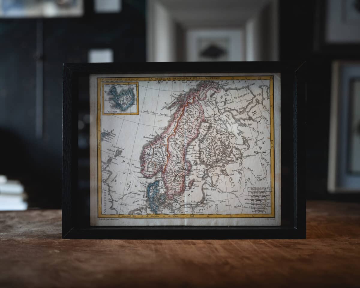 Carte ancienne – Scandinavie par John Harrison (circa 1815)
