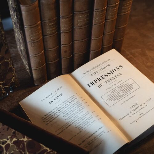 Impressions de théâtre – Jules Lemaître 1888-1898