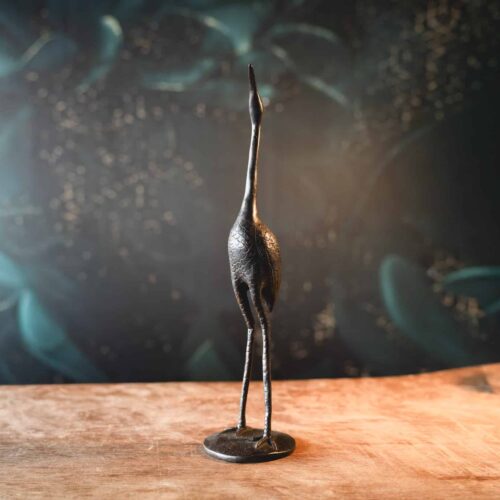 Statue en bronze – Grue