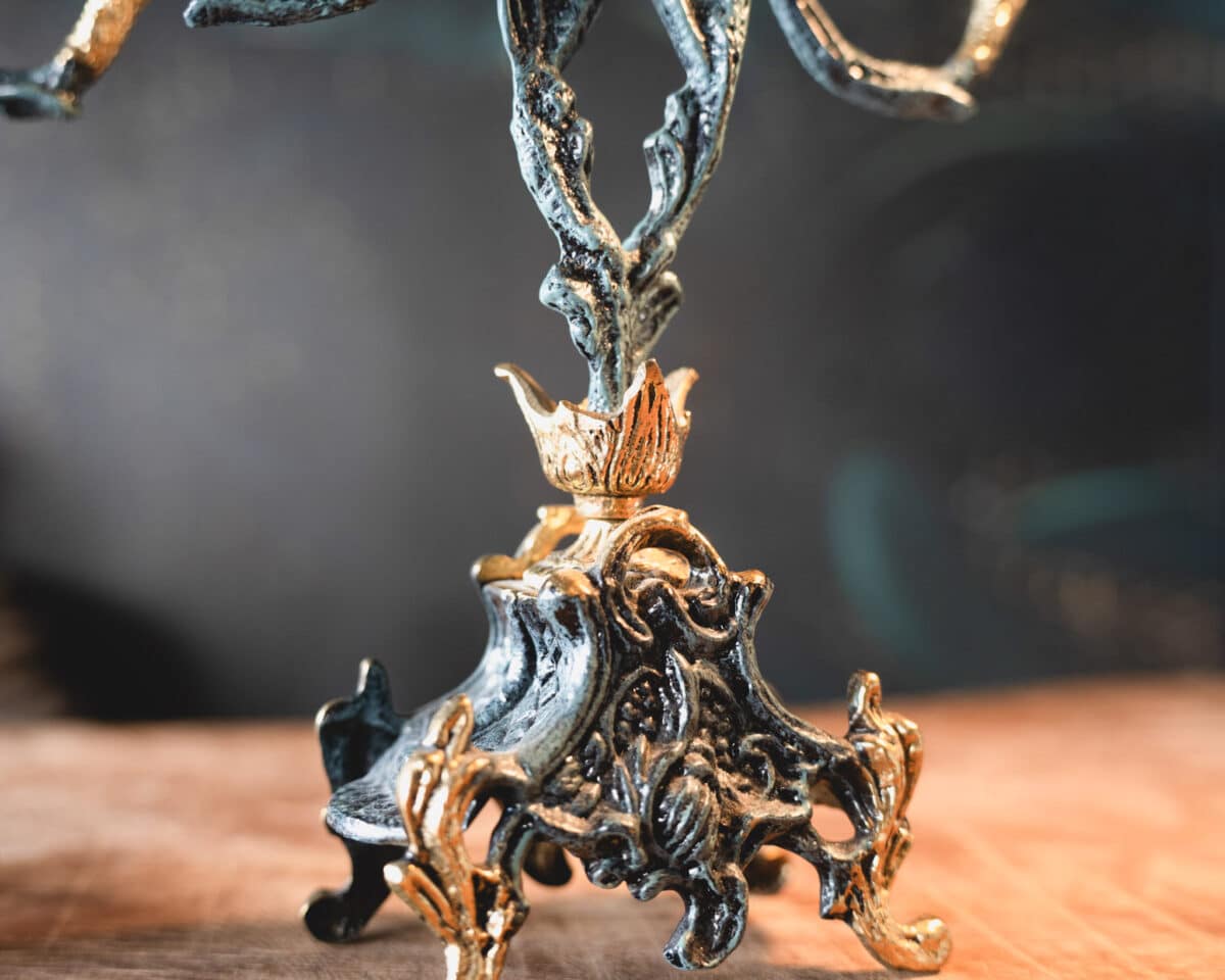 Paire de candélabres de style Rococo – Image 3