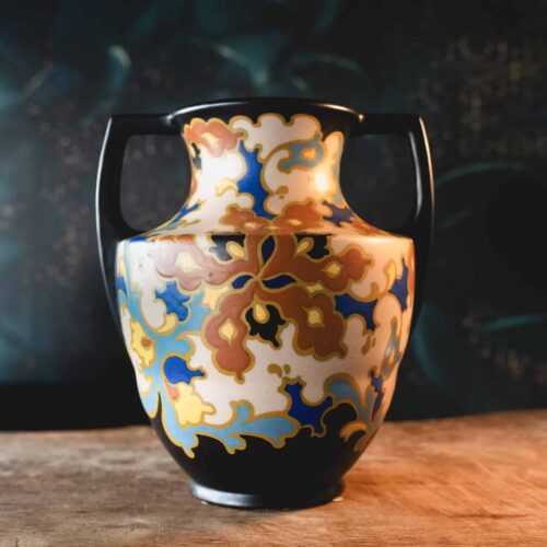 Vase en céramique polychrome – Gouda Holland