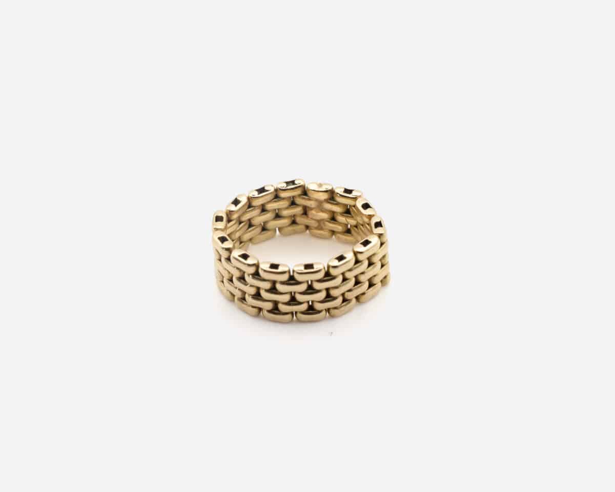 Bague Maillon Souple – Or 18 carats