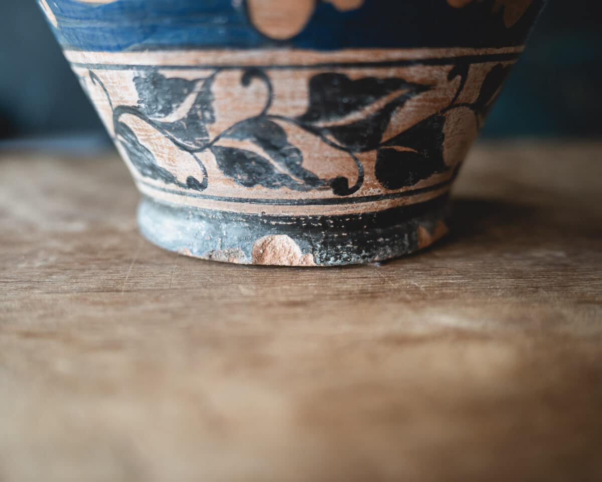 Vase de feu – Terre cuite peinte, circa 1920/30 – Image 2