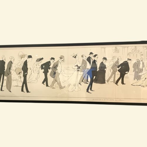 La marche à la roulette - Atrium - SEM (Georges Goursat, 1863–1934)