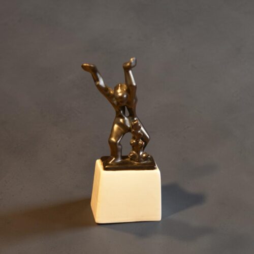 Dans le goût d’Ossip Zadkine - Sculpture moderniste d’acrobate