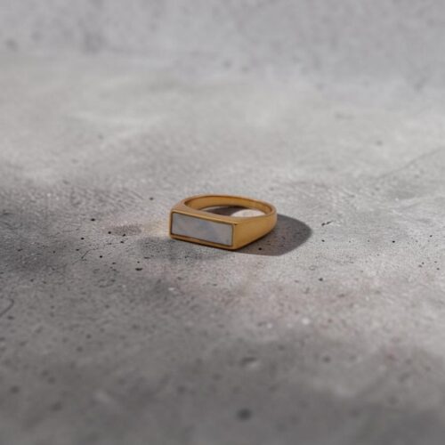 Alexandra - Bague plaqué or 18 carats