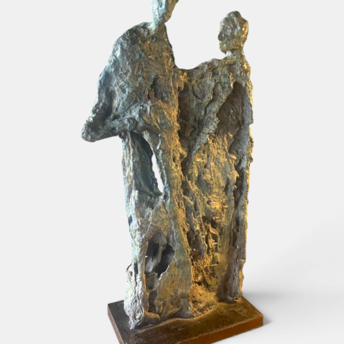 David Daoud - Le couple - Grande sculpture en bronze