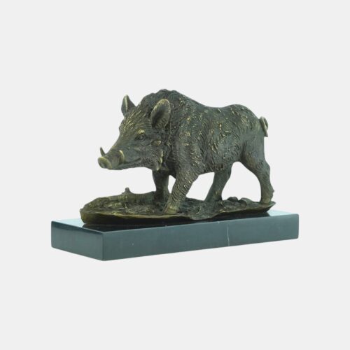 Sanglier en bronze d'après Antoine-Louis Barye